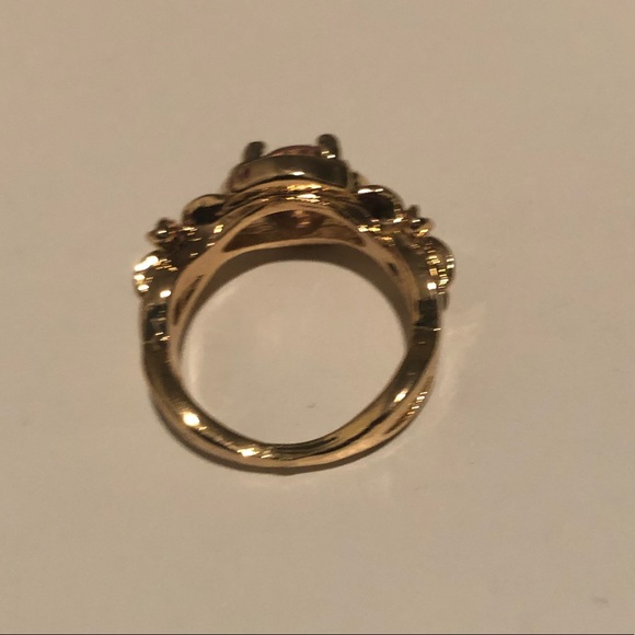 Gold Filled Pink Sapphire Ring - Size 7 - Picture 5 of 6